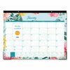 Blue Sky Reflections Desk Pad Calendar, Floral Artwork, 22x17, Astd Sheet Colors, 12-Month Jan to Dec, 2024 BLS117886